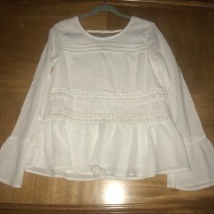 Abercrombie Kids Gorgeous White Blouse Girls 9/10